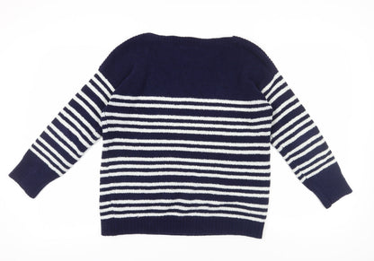 Womens UK Size 16 M&Co Multicoloured Pullover Jumper