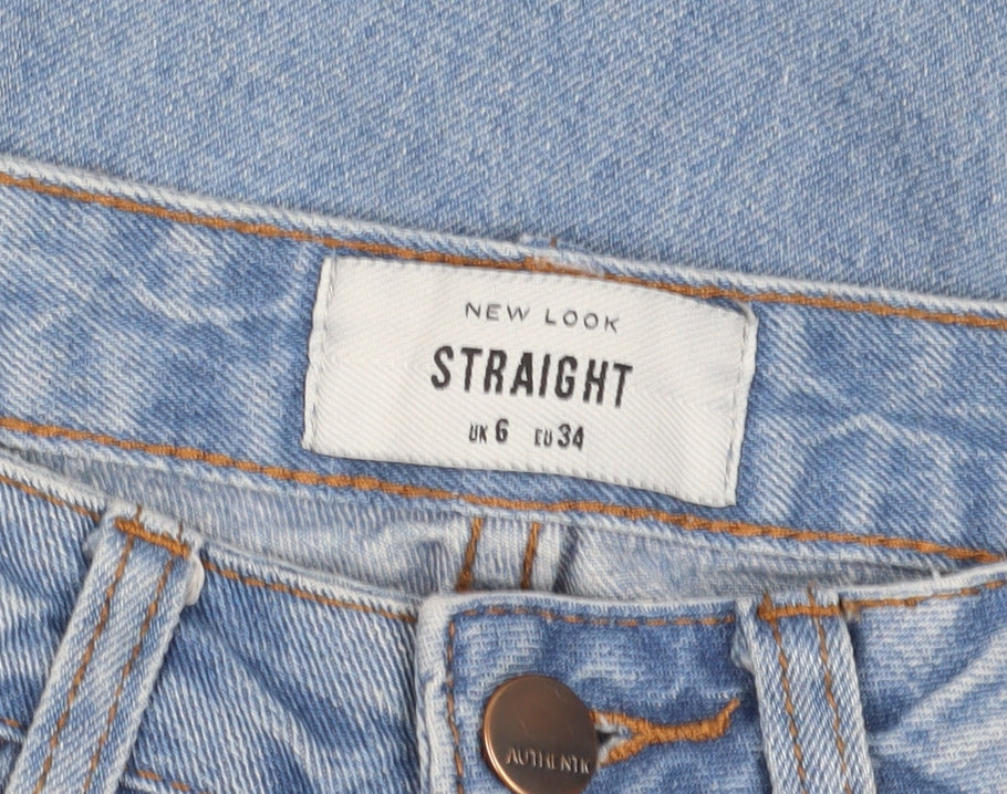 New Look Women's Blue Straight Jeans Size 6