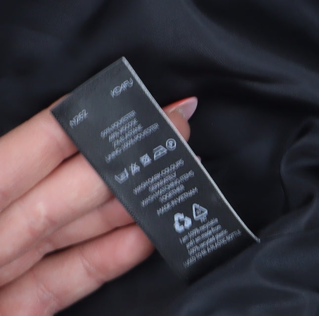 Very Women's Black Pinstripe Suit Jacket Size 16