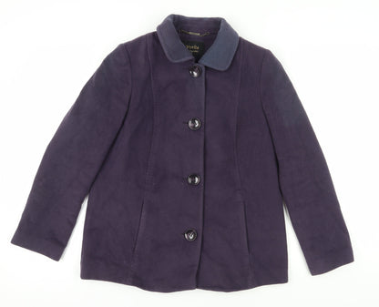 Womens UK Size 8 Viyella Purple Basic Jacket