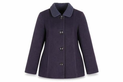 Womens UK Size 8 Viyella Purple Basic Jacket
