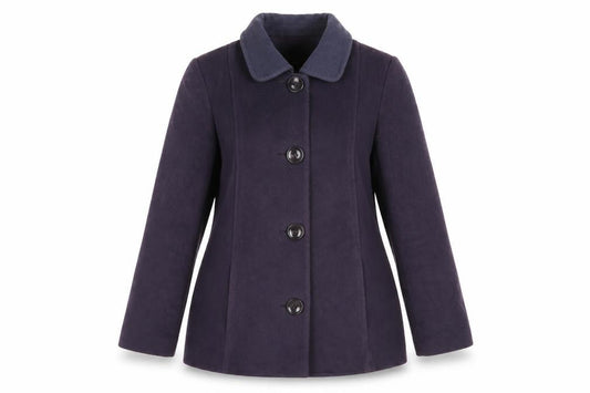 Womens UK Size 8 Viyella Purple Basic Jacket