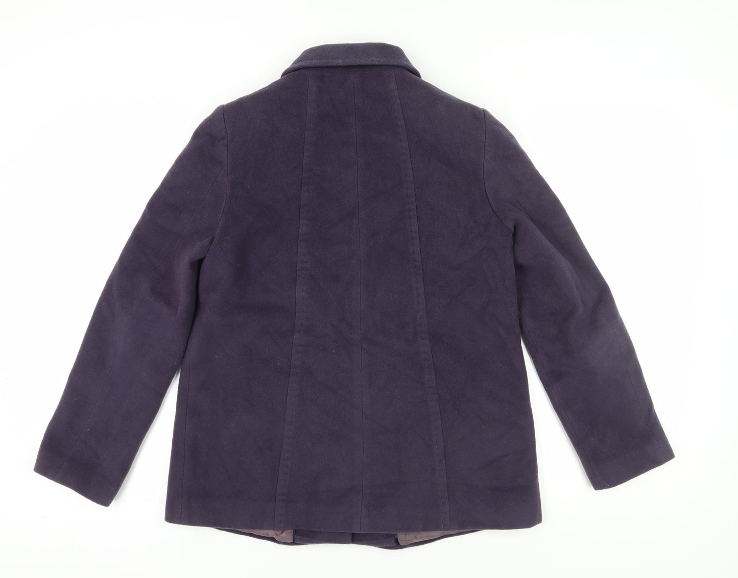 Womens UK Size 8 Viyella Purple Basic Jacket