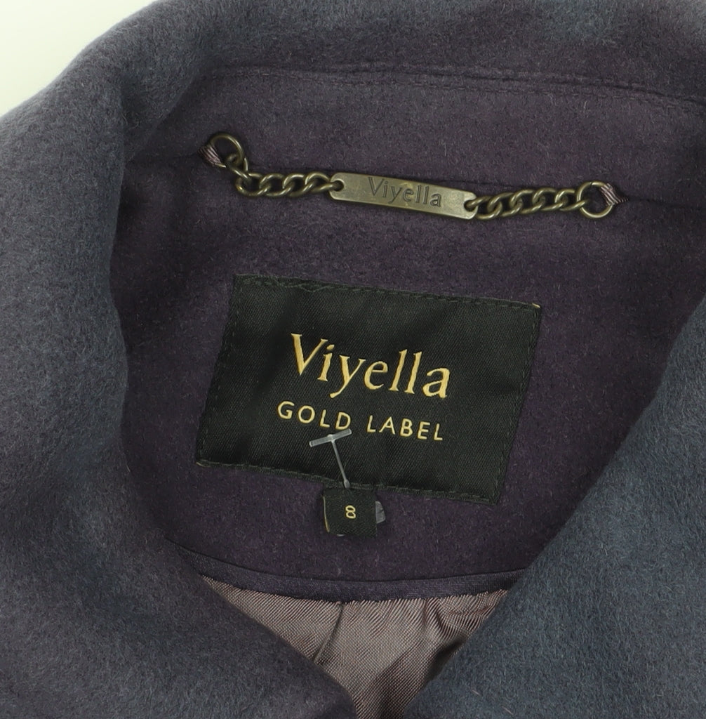 Womens UK Size 8 Viyella Purple Basic Jacket