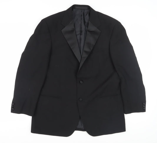 Mens UK Size 40 Marks and Spencer Regular Black Suit Jacket