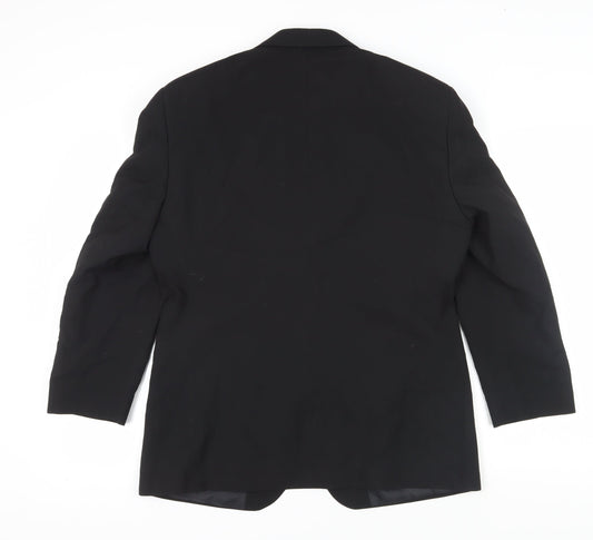 Mens UK Size 40 Marks and Spencer Regular Black Suit Jacket
