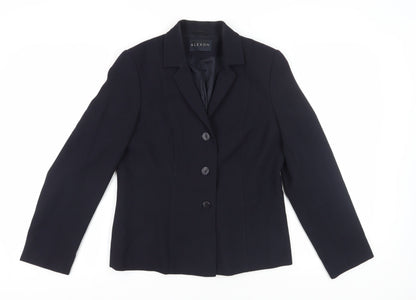 Womens UK Size 10 Alexon Regular Black Blazer