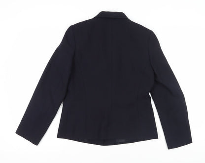 Womens UK Size 10 Alexon Regular Black Blazer