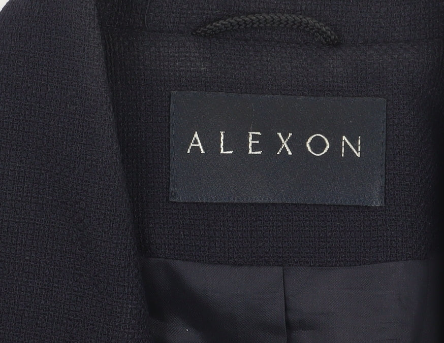 Womens UK Size 10 Alexon Regular Black Blazer