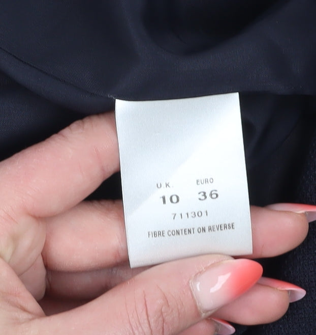 Womens UK Size 10 Alexon Regular Black Blazer