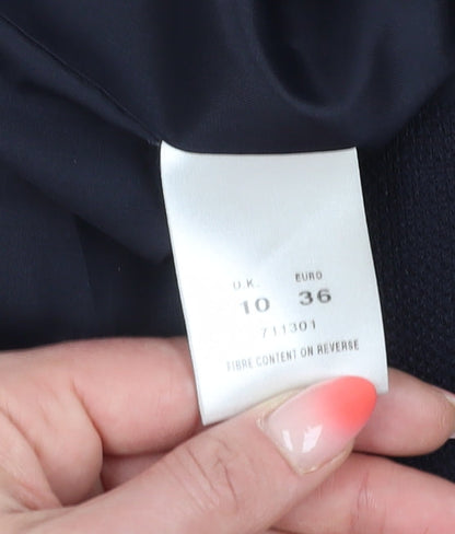 Womens UK Size 10 Alexon Regular Black Blazer