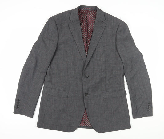 Mens UK Size 42 Skopes Regular Grey Suit Jacket