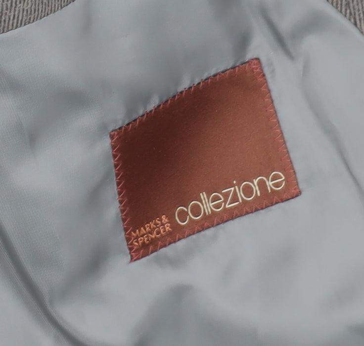 Mens UK Size 40 Marks and Spencer Regular Brown Suit Jacket
