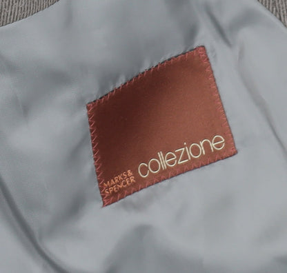 Mens UK Size 40 Marks and Spencer Regular Brown Suit Jacket