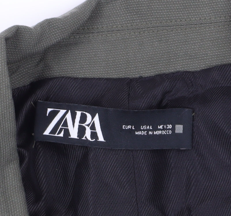 Zara Women's Green Blazer Size 14