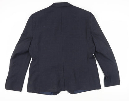 Mens UK Size 44 Marks and Spencer Regular Blue Suit Jacket