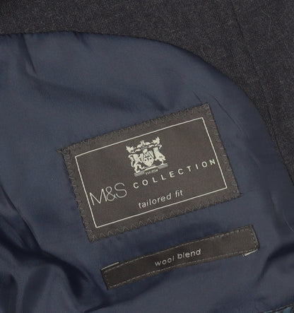 Mens UK Size 44 Marks and Spencer Regular Blue Suit Jacket