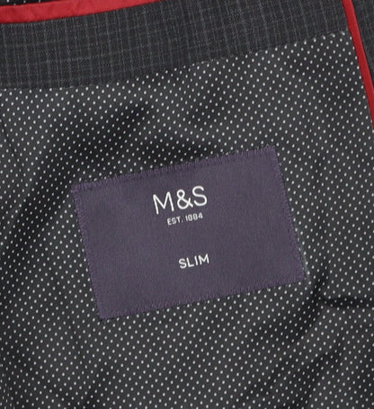 Mens UK Size 38 Marks and Spencer Regular Grey Suit Jacket