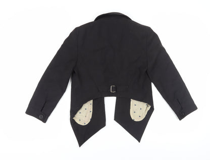 River Island Women's Black Cropped Blazer Size 6