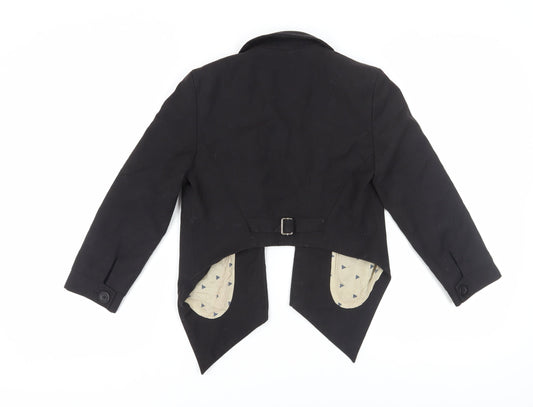 River Island Women's Black Cropped Blazer Size 6