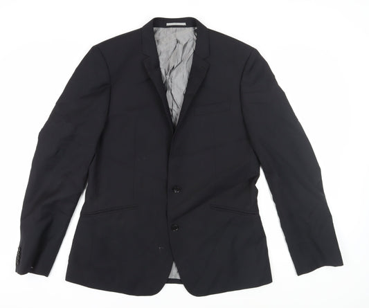 Mens UK Size 42 NEXT Regular Black Suit Jacket