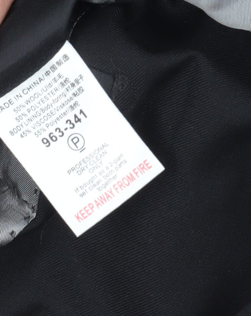 Mens UK Size 42 NEXT Regular Black Suit Jacket