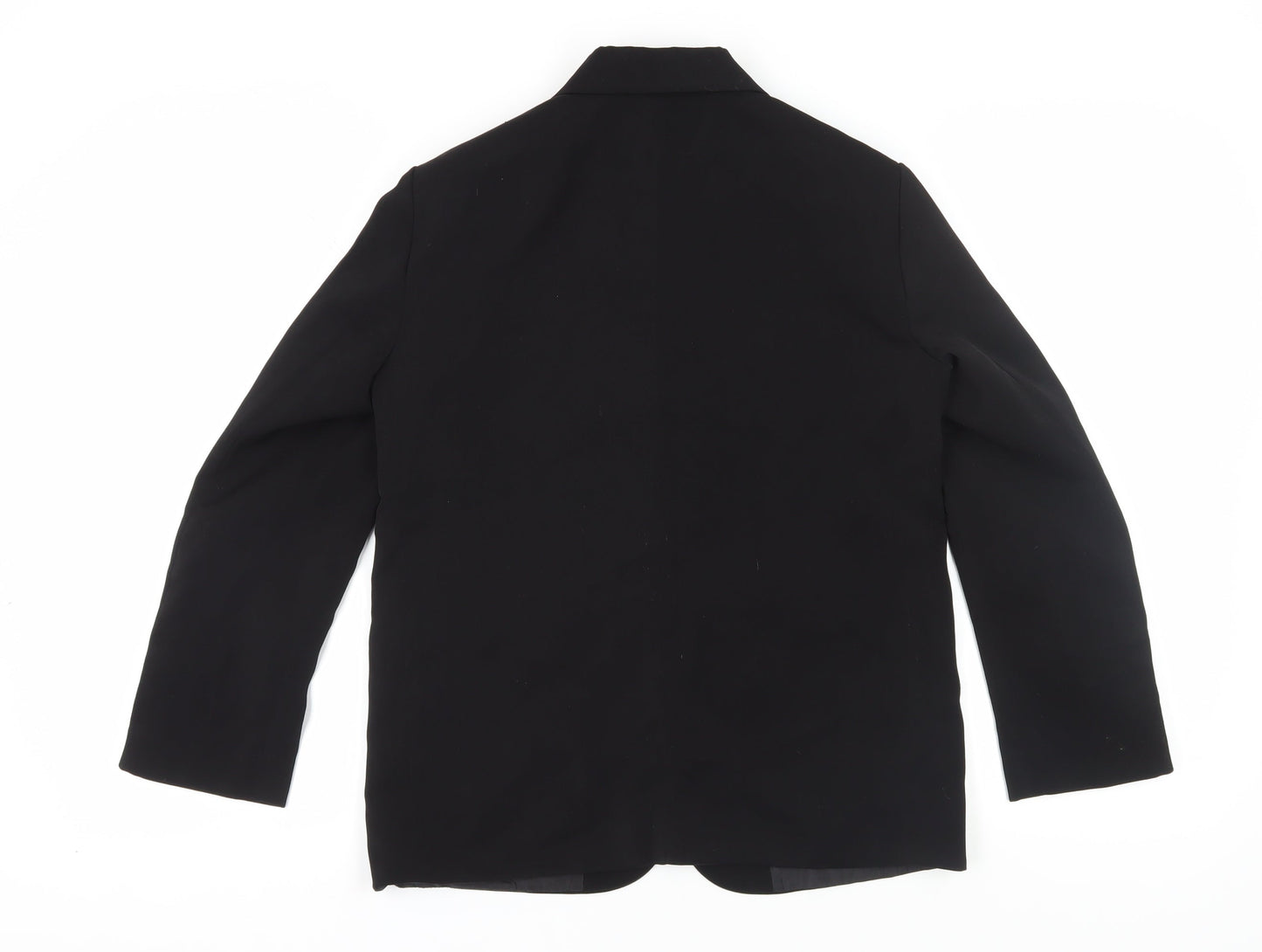 Vivaki Black Suit Jacket for Unisex Adults - Size 12