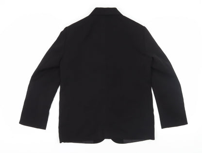 Vivaki Black Suit Jacket for Unisex Adults - Size 12