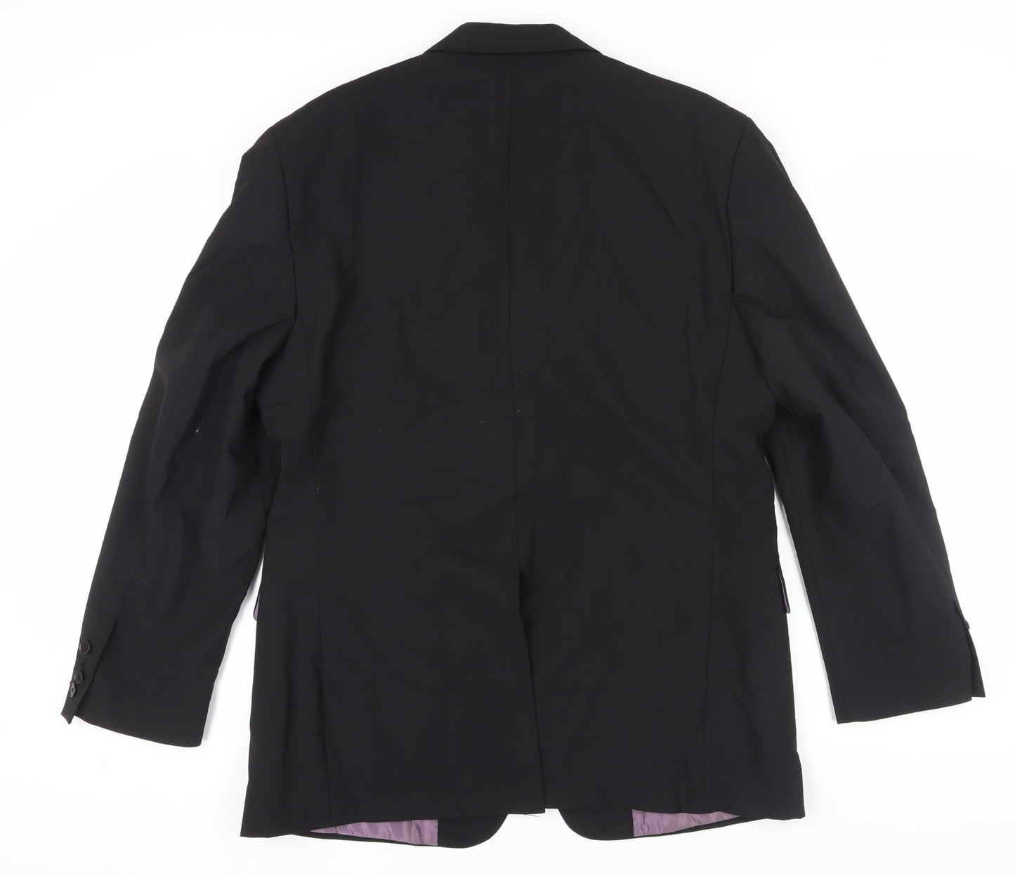 Mens UK Size 42 Greenwoods Regular Black Suit Jacket