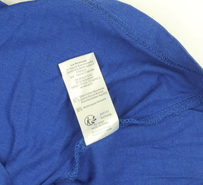 Womens UK Size 14/16 ANNE WEYBURN Blue Basic Blouse