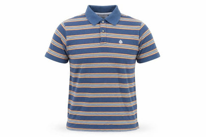 Springfield Men's Blue Striped Polo Shirt M