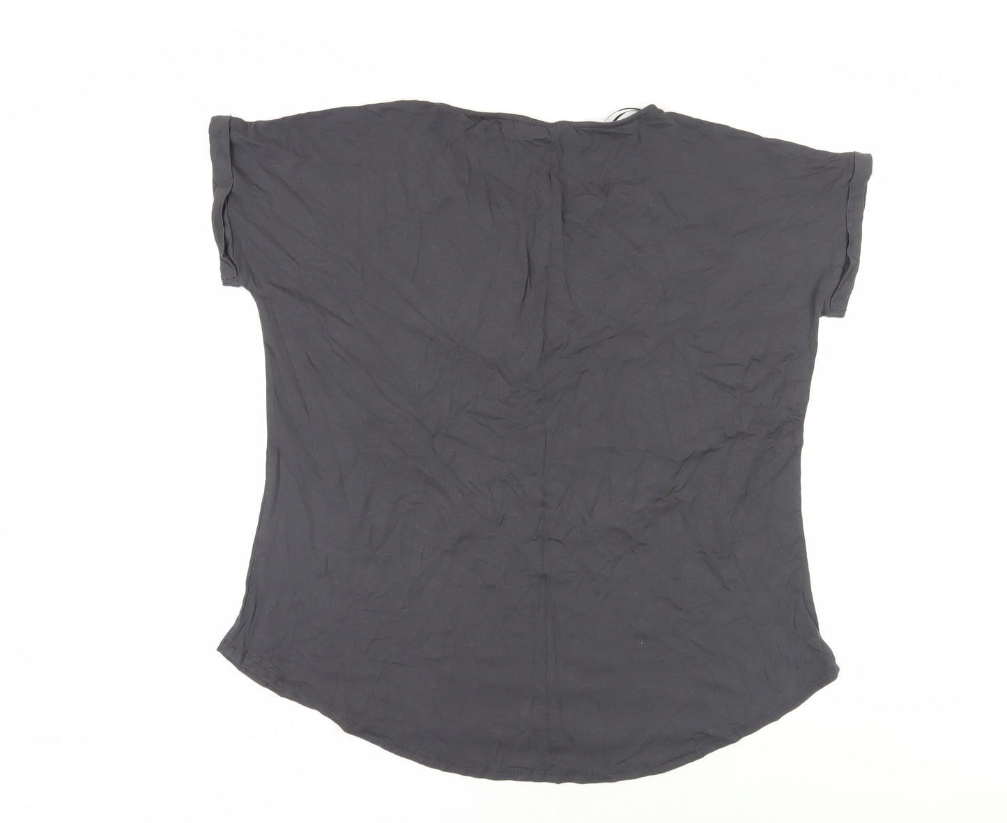 Womens UK Size 16 Select Black Basic T-Shirt