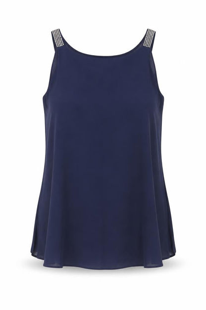 Womens UK Size 12 NEXT Blue Basic Blouse