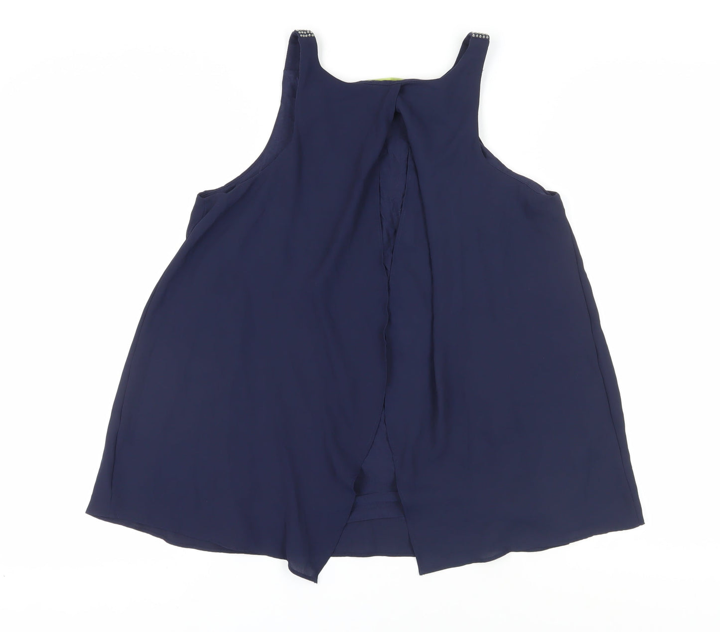 Womens UK Size 12 NEXT Blue Basic Blouse