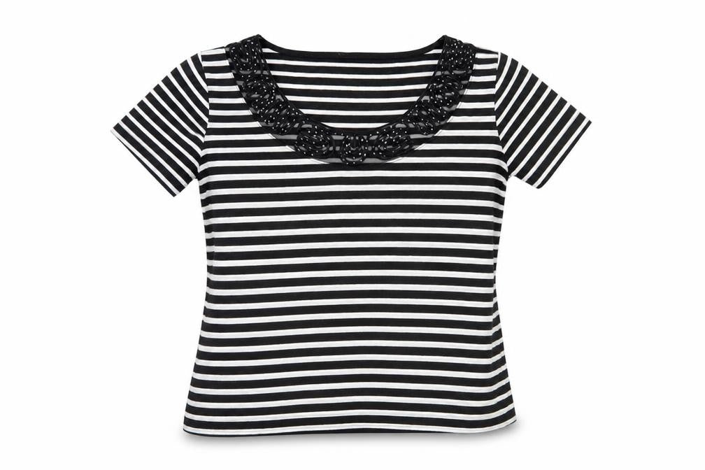 Womens UK Size 14 Marks and Spencer Black Classic T-Shirt