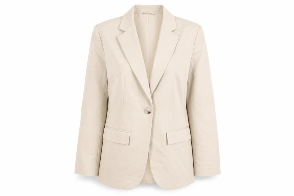 Marks and Spencer Women's Beige Blazer Jacket Size 8