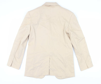 Marks and Spencer Women's Beige Blazer Jacket Size 8