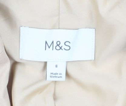 Marks and Spencer Women's Beige Blazer Jacket Size 8