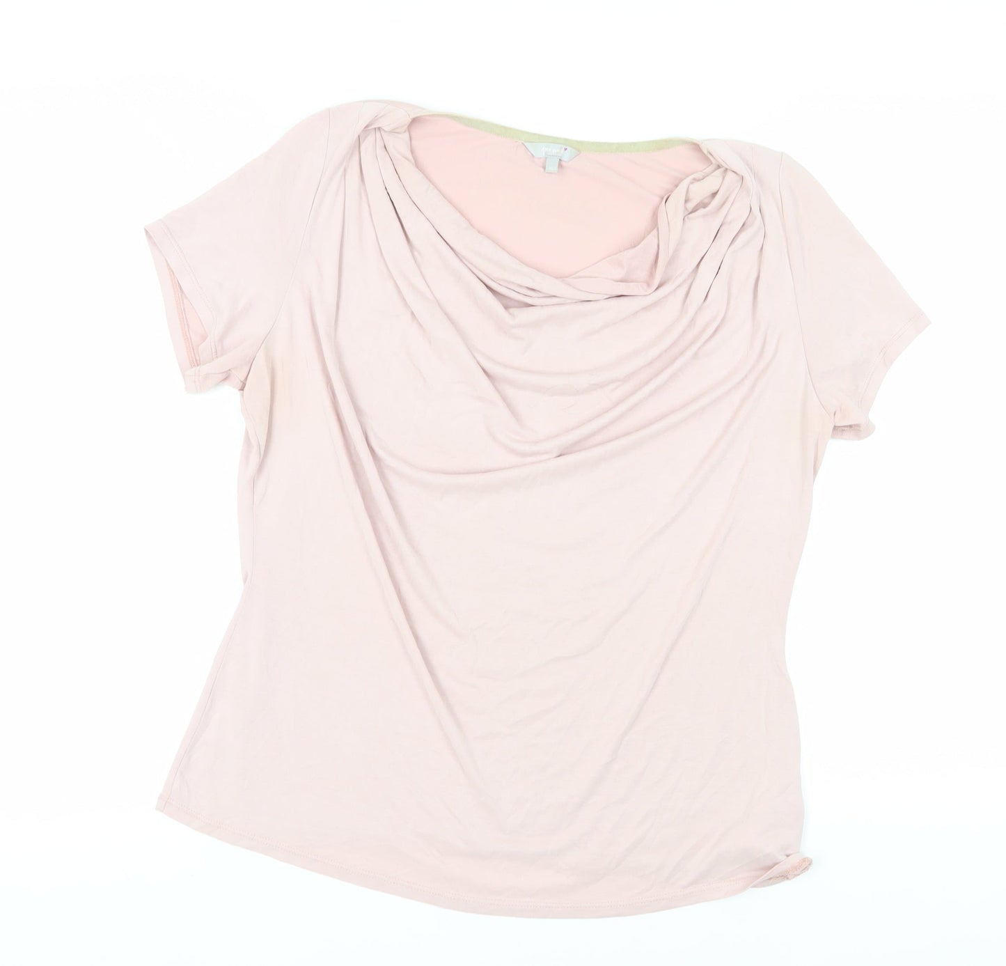 Womens UK Size 16 Marks and Spencer Pink Basic T-Shirt