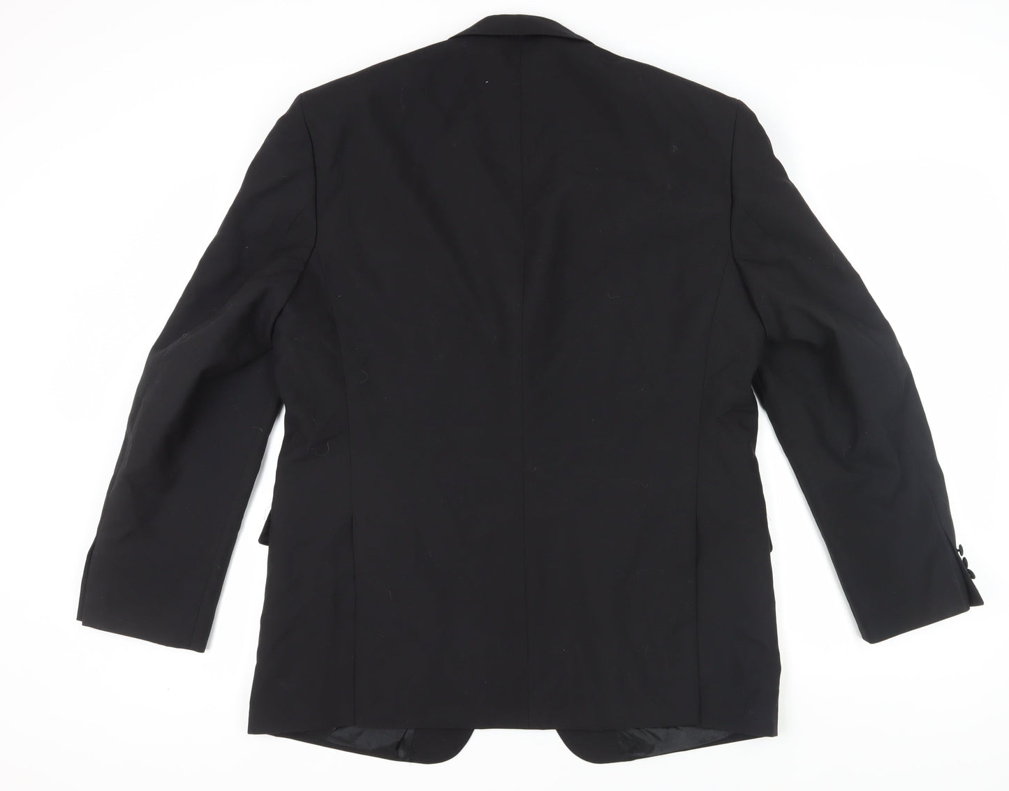 Mens UK Size 44 Varteks Regular Black Suit Jacket