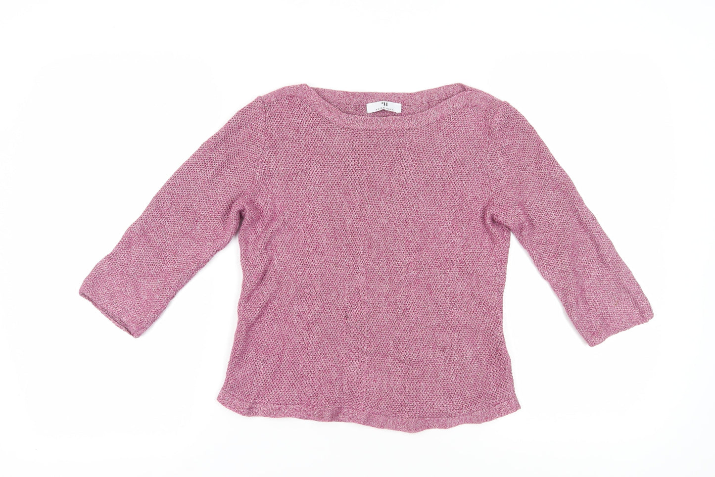 Womens UK Size 10 Peter Hahn Pink Pullover Jumper