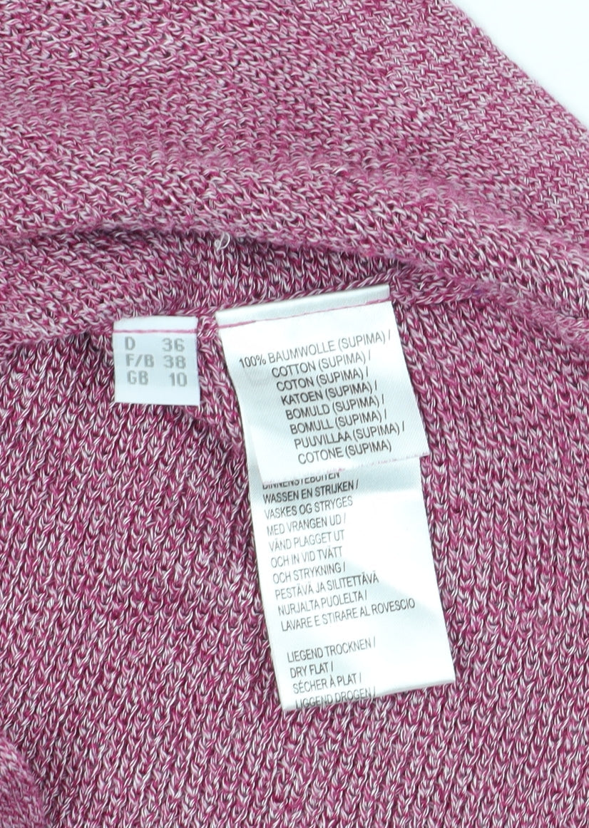 Womens UK Size 10 Peter Hahn Pink Pullover Jumper