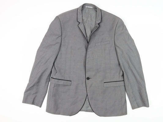 Mens UK Size 42 NEXT Regular Grey Suit Jacket