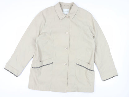 Womens UK Size 18 Holmewood Beige Basic Jacket