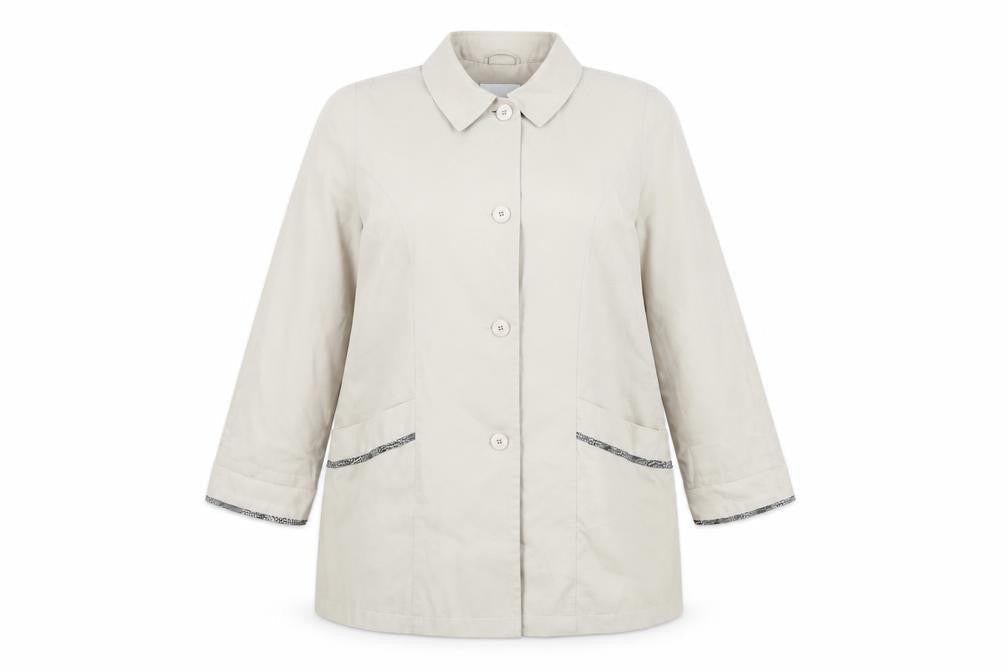 Womens UK Size 18 Holmewood Beige Basic Jacket