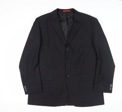 Mens UK Size 44 Burton Regular Black Suit Jacket