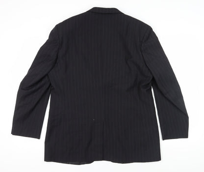 Mens UK Size 44 Burton Regular Black Suit Jacket