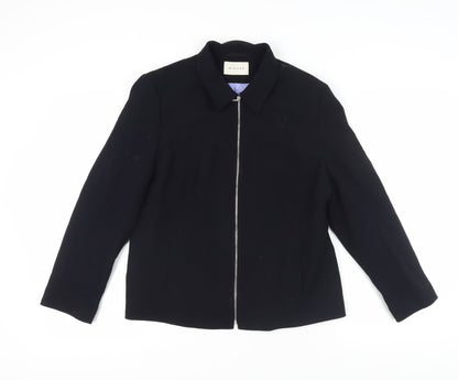 Minuet Women's Black Wool Suit Jacket Size 16