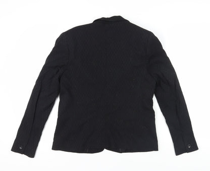 Next Women's Black Blazer UK 14 Regular Formal