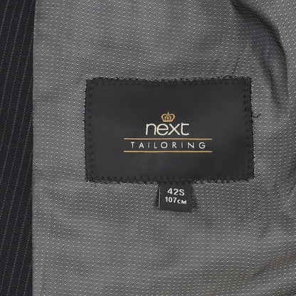 Mens UK Size 42 NEXT Regular Black Suit Jacket